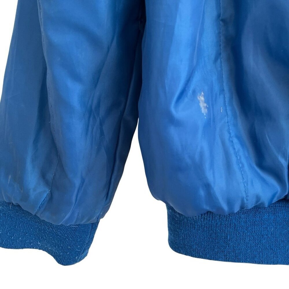 Duke Blue Devils Varsity Wool Blend Jacket L Blue Steve and Barrys Distressed - Picture 16 of 16